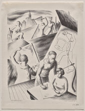 Artist’s Life, No. 1, 1939. Hughie Lee-Smith (American, 1915–1999)