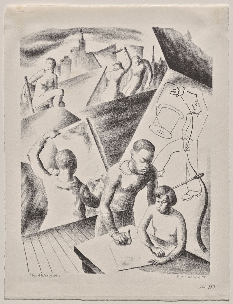 Artist’s Life, No. 1, 1939. Hughie Lee-Smith (American, 1915–1999)