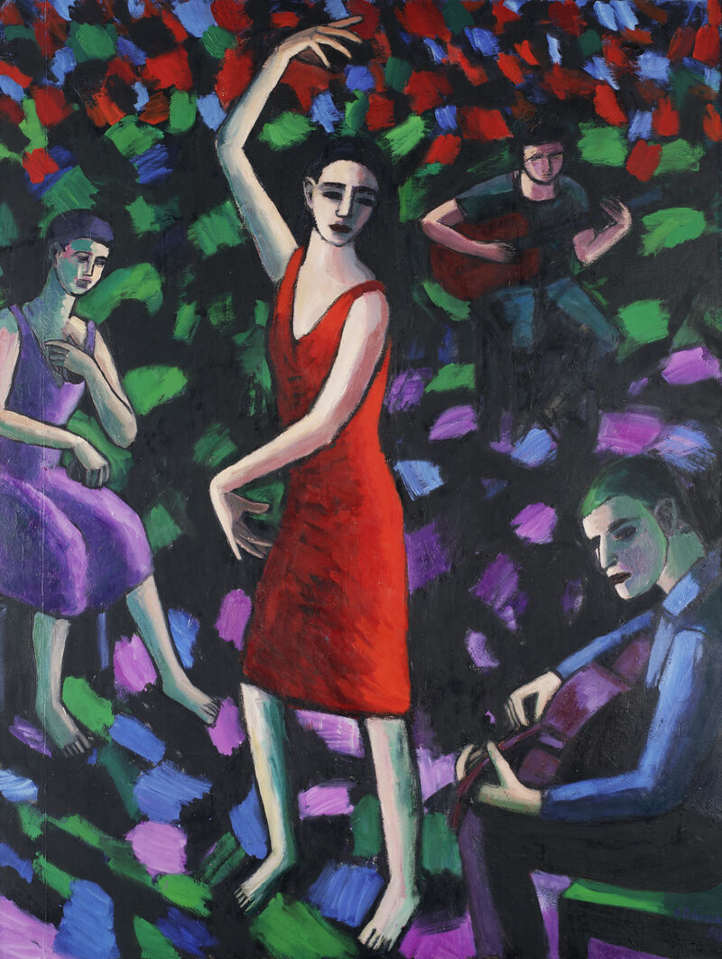 Gudrun Petersdorff, Flamencotänzerin, 1987 – 89