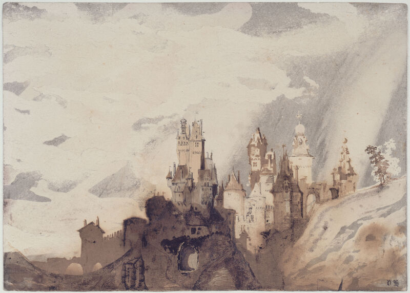 Victor Hugo, The Cheerful Castle, c. 1847