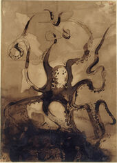 Victor Hugo, Octopus, 1866–69