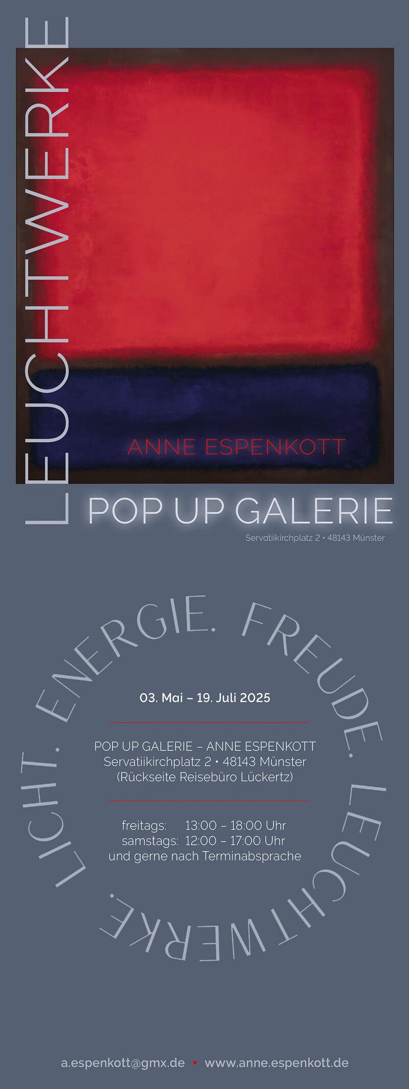 Flyer zur Ausstellung