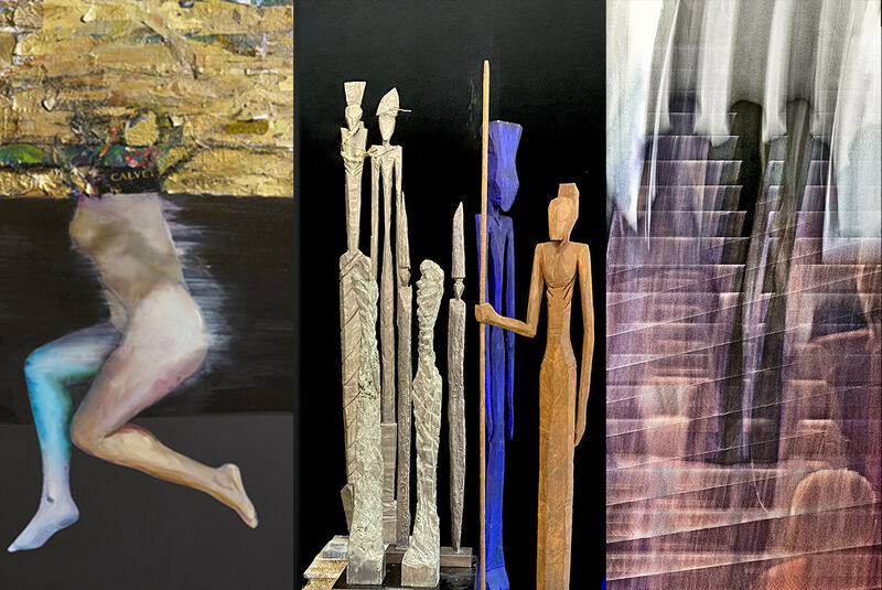 Kunstwerke der Ausstellung »Durch die Augen in die Seele«