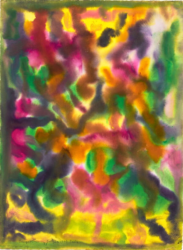 Beauford Delaney, Untitled (Garden Abstraction), 1963