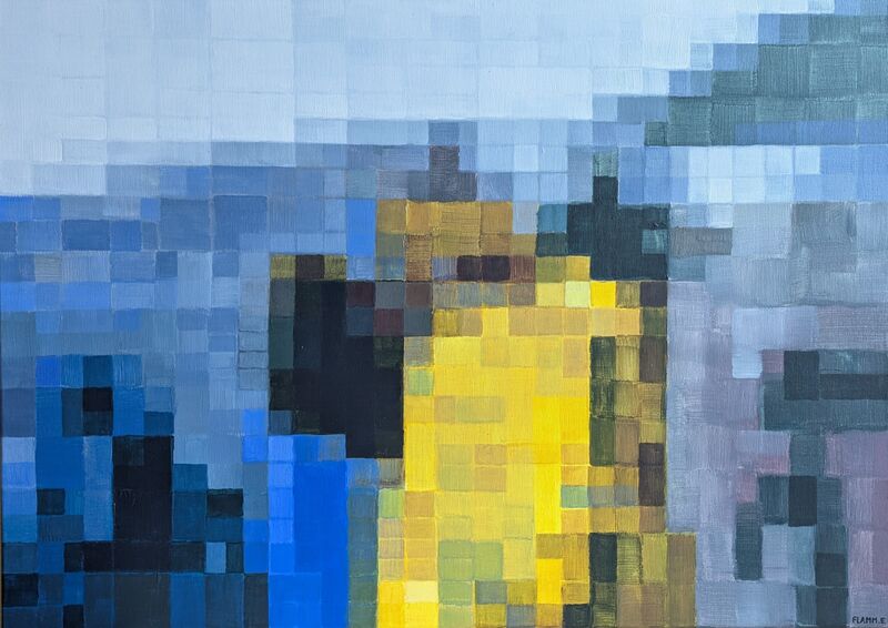 Elvira Flamm, I.O.N. CII, 2025, 70 x 50 cm