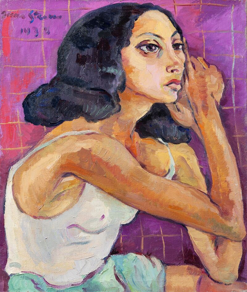 Irma Stern, Young Malay Maiden with Black Hair, 1938