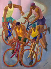 William Roberts, Les Routiers, um 1931, Öl auf Leinwand