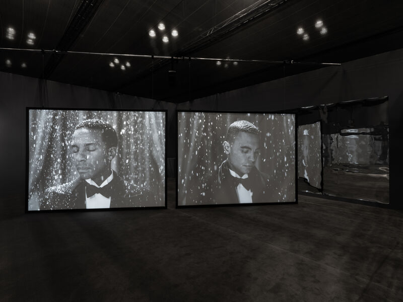 Isaac Julien, Once Again... (Statues Never Die), 2022, Installation view, The Armory Show, 2024