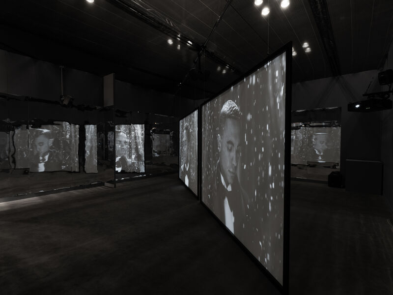 Isaac Julien, Once Again... (Statues Never Die), 2022, Installation view, The Armory Show, 2024