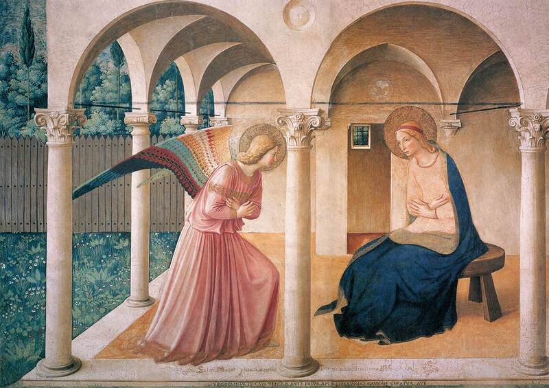 Fra Angelico, Die Verkündigung, um 1438–1450