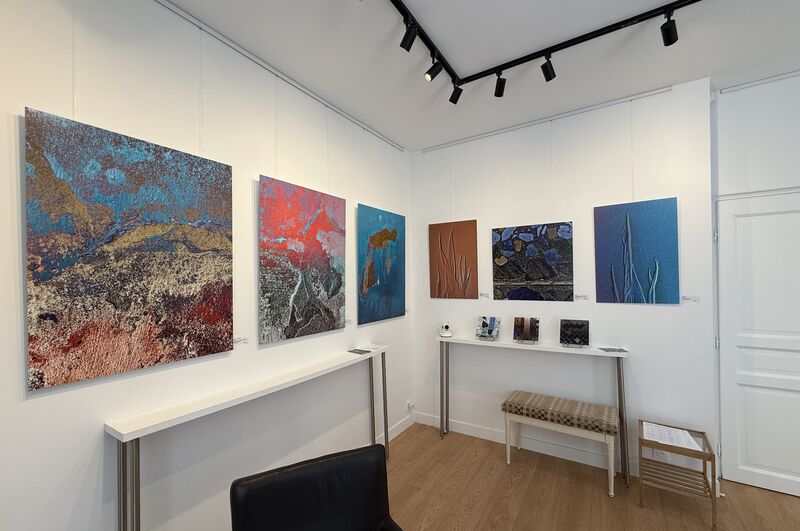 Ausstellungsansicht »Infinités«, Galerie Ad Luminem, Juni 2025