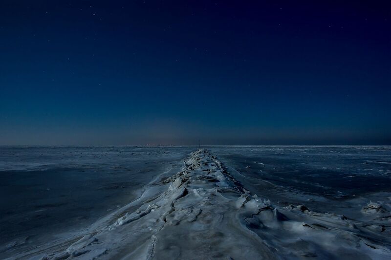 Marc-Oliver Schulz, Überfrorene Steinbuhne, 06.02.2012