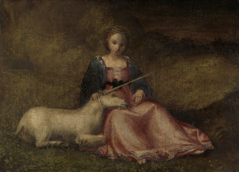 Italienisch (Veneto), Jungfrau mit Einhorn, um 1510