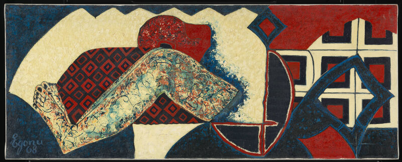 Uzo Egonu, Women in Grief, 1968