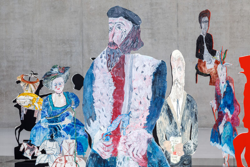 The Chess Game, 2022. Anna Boghiguian