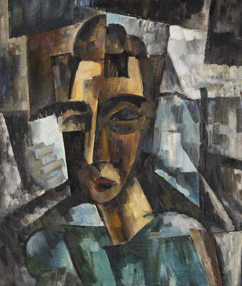 Raoul Hausmann, Ohne Titel (Hannah Höch), um 1916