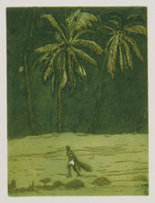 Peter Doig, Pelican (Pelikan), 2004, Aus der Serie: Black Palms (Schwarze Palmen)