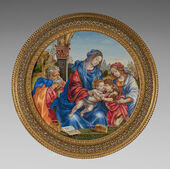 Die Heilige Familie mit Johannes dem Täufer und der Heiligen Margareta, um 1488–93. Filippino Lippi (italienisch, um 1457–1504)