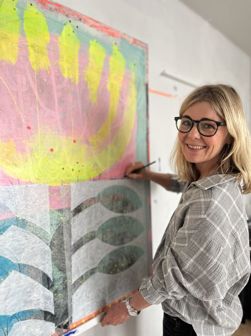 Die Künstlerin Isa Johannsen