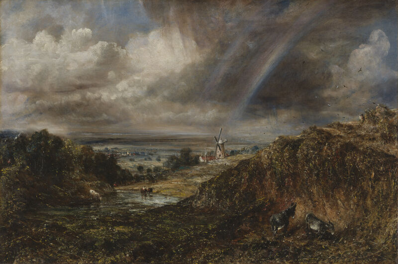 John Constable, Hampstead Heath with a Rainbow, 1836. Image courtesy of Tate.
