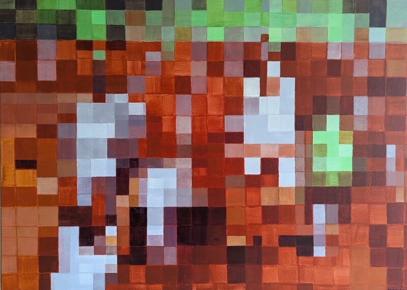 Elvira Flamm, Ikonen ohne Namen (Icons without names) CVII