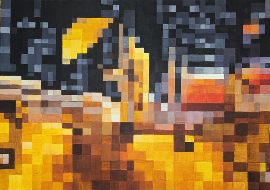 Elvira Flamm, Ikonen ohne Namen (Icons without names) CXXXIV