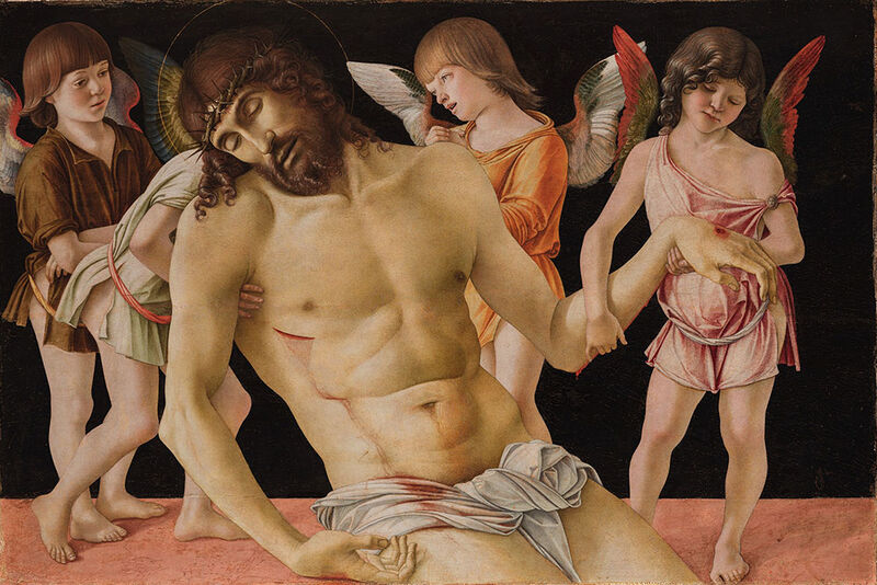Giovanni Bellini (1424/26–1516), Pietà (also known as Dead Christ Supported by Angels) (ca. 1470).
