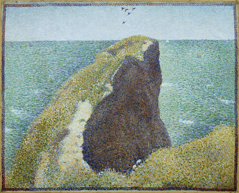 Georges Seurat (1859-1891), Le Bec du Hoc, Grandcamp, 1885