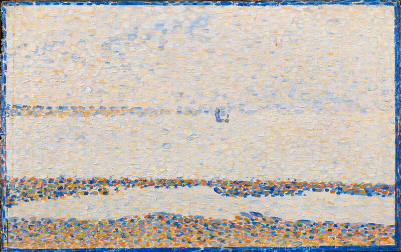 Georges Seurat (1859-1891), The Beach at Gravelines, 1890