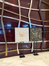 Ben Plaumanns Kunstwerke im Atrium des JW Marriott Marquis in Miami