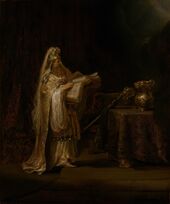Rembrandt van Rijn, Vision of Zacharias in the Temple, 1633