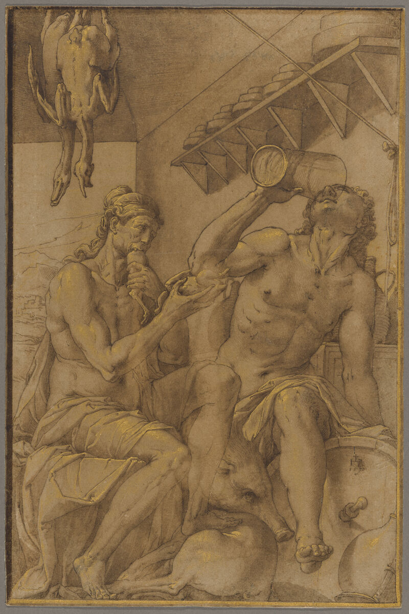 Allegory of Gluttony, 1590, Jacopo Ligozzi