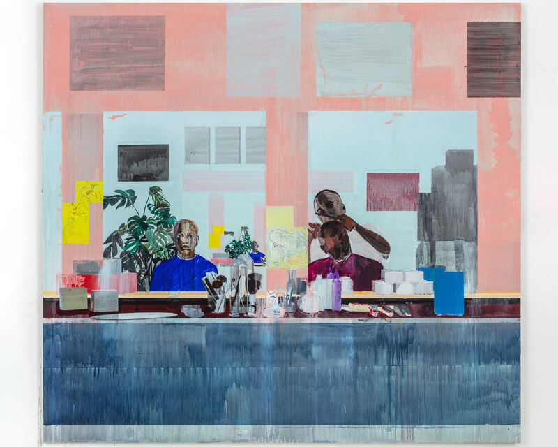Hurvin Anderson, Shear Cut, 2023