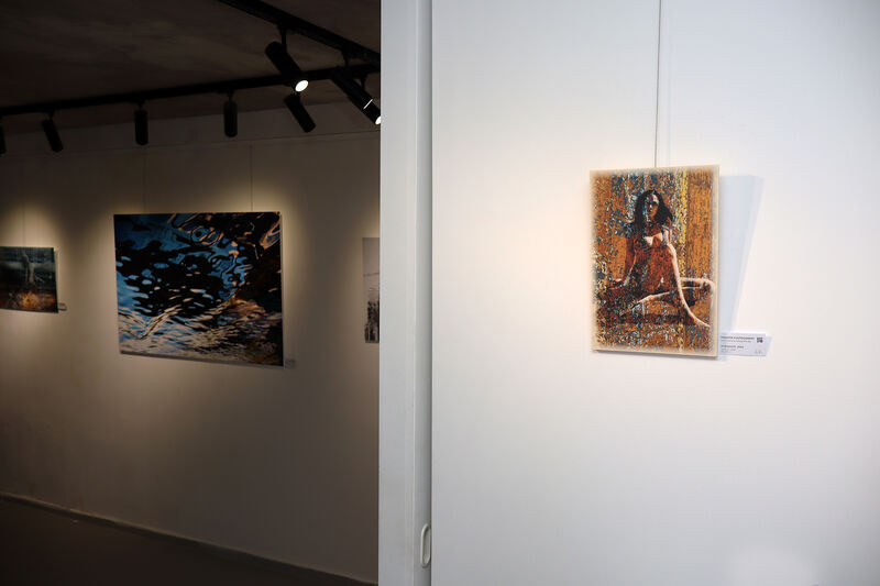 Ausstellungsansicht »Malerische Fotografie« von Elitza Nanova.