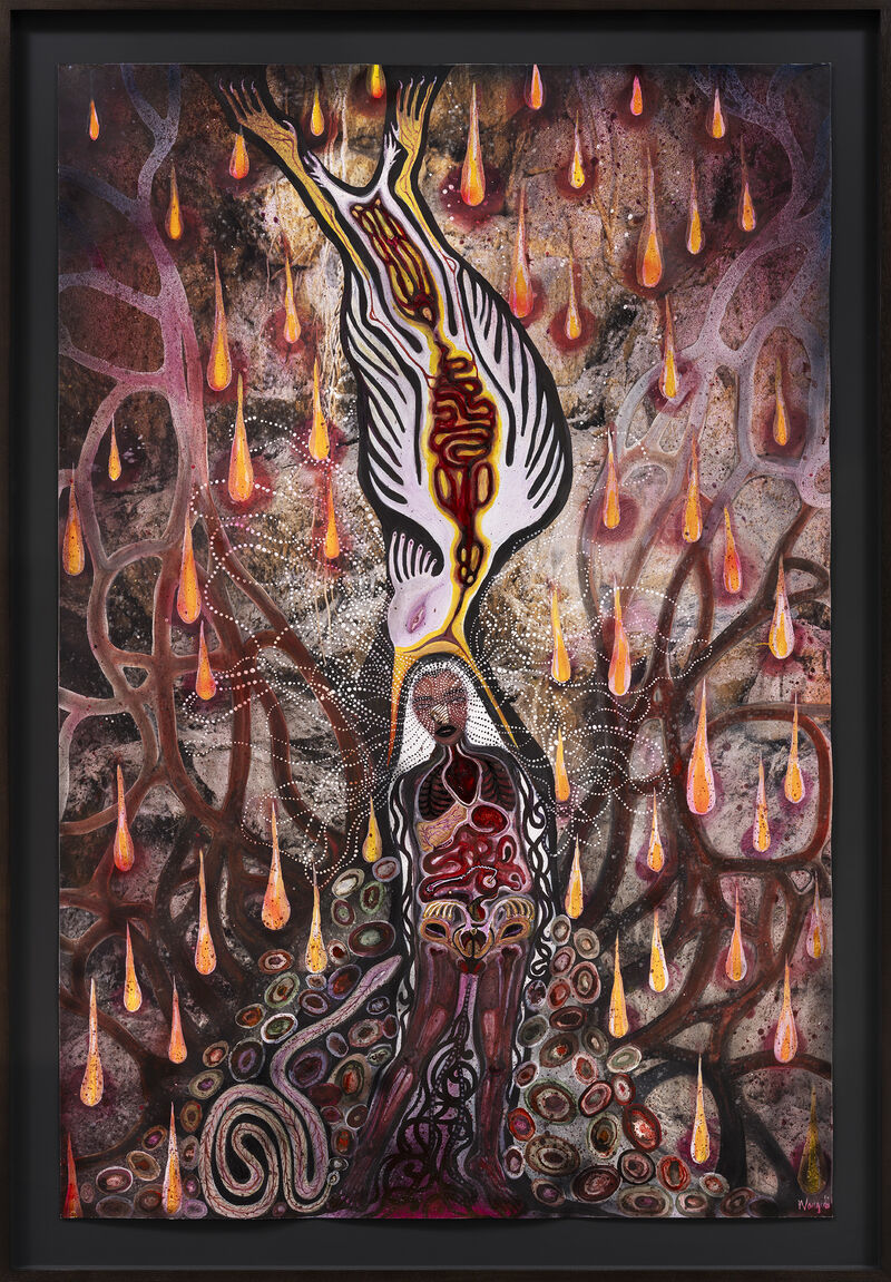 Wangechi Mutu, Subterranea Falling Flames, 2023