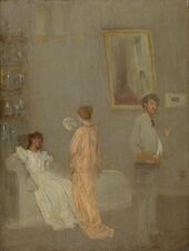 James McNeill Whistler, The Artist in His Studio. 1865-66