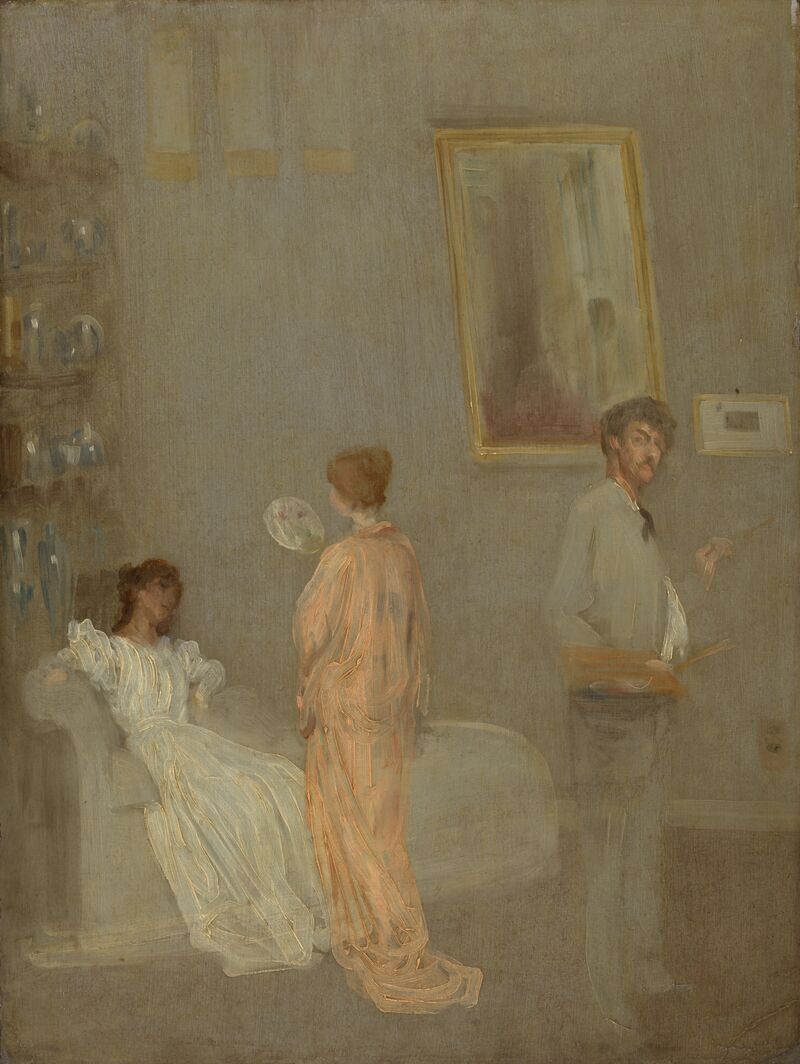 James McNeill Whistler, The Artist in His Studio. 1865-66