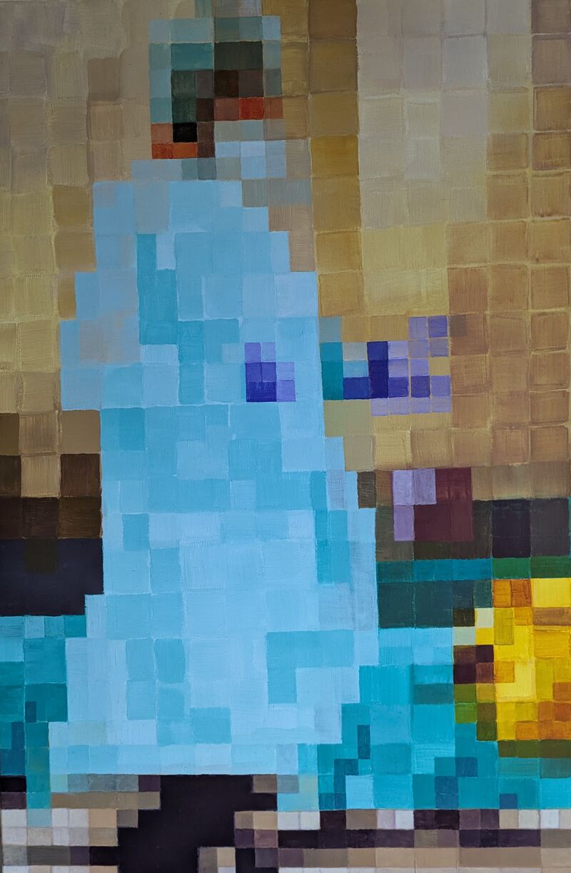 Elvira Flamm, Ikonen ohne Namen (Icons without names) XCVII, 2024