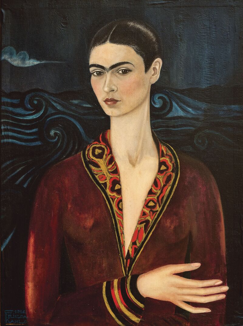 Frida Kahlo, Self-Portrait (With Velvet Dress) 1926