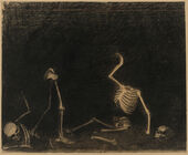 »The Battle of the Bones«, About 1881, Odilon Redon (French, 1840 – 1916)
