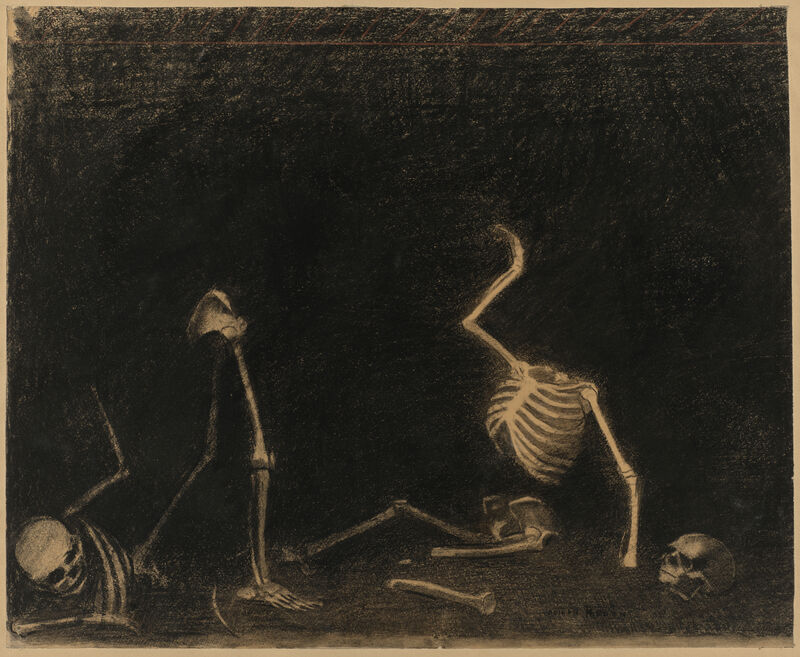 »The Battle of the Bones«, About 1881, Odilon Redon (French, 1840 – 1916)
