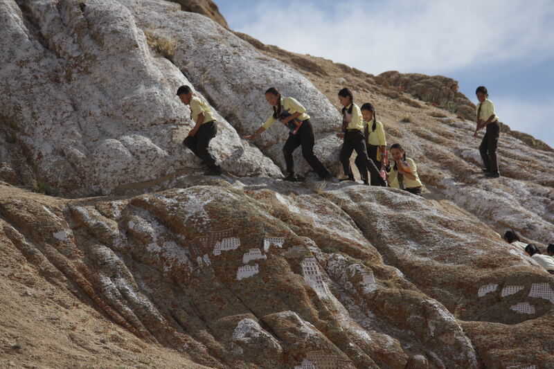 ‘Untitled’, 2023, by Skarma Sonam Tashi, sā Ladakh - Edition One, 2023. Photo by Rahul Gautam. Courtesy of sā Ladakh Biennale.