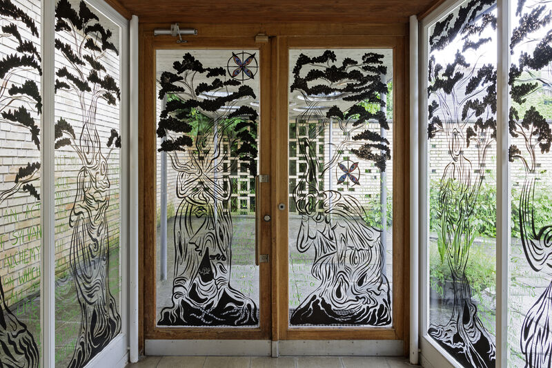 The Sigh of the Mountain, Installationsansicht / installation view Kunsthaus Glarus, 2026. Leila Peacock, Hain, 2026