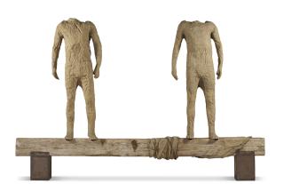 Magdalena Abakanowicz - Twins on Beam