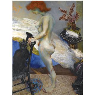 Maggi Hambling - Redhead In Bedroom