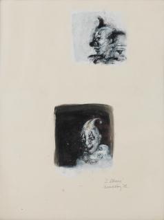 Maggi Hambling - Two Clowns