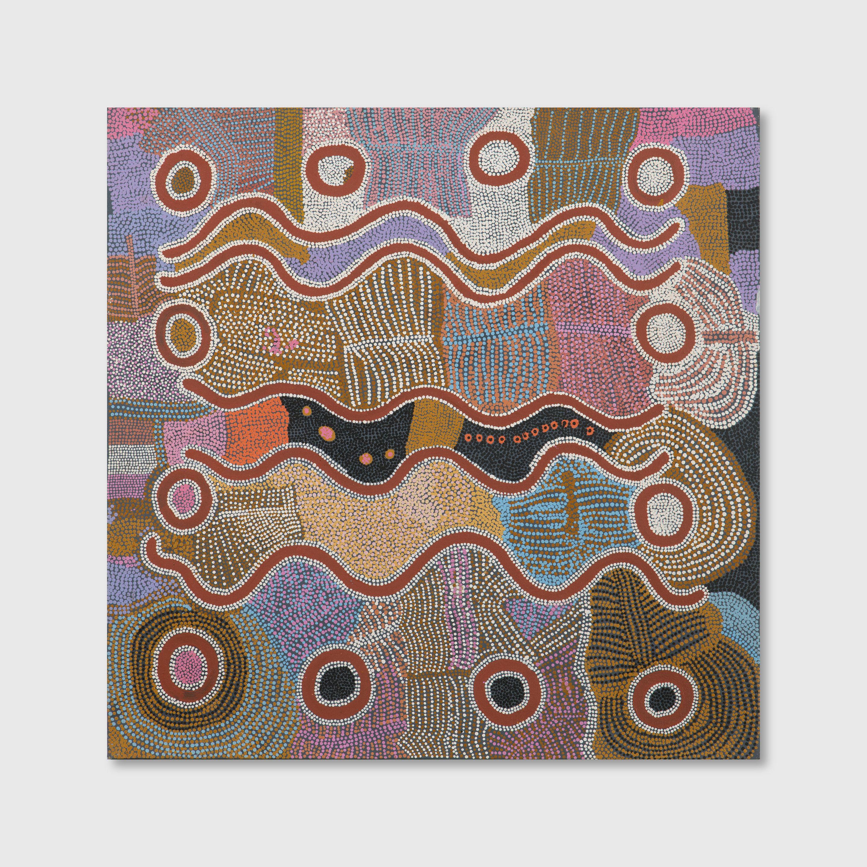 Maggie Napangardi Watson - Bush Potato Dreaming, 1990