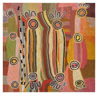 Maggie Watson Napangardi - DIGGING STICK STORY, 1995