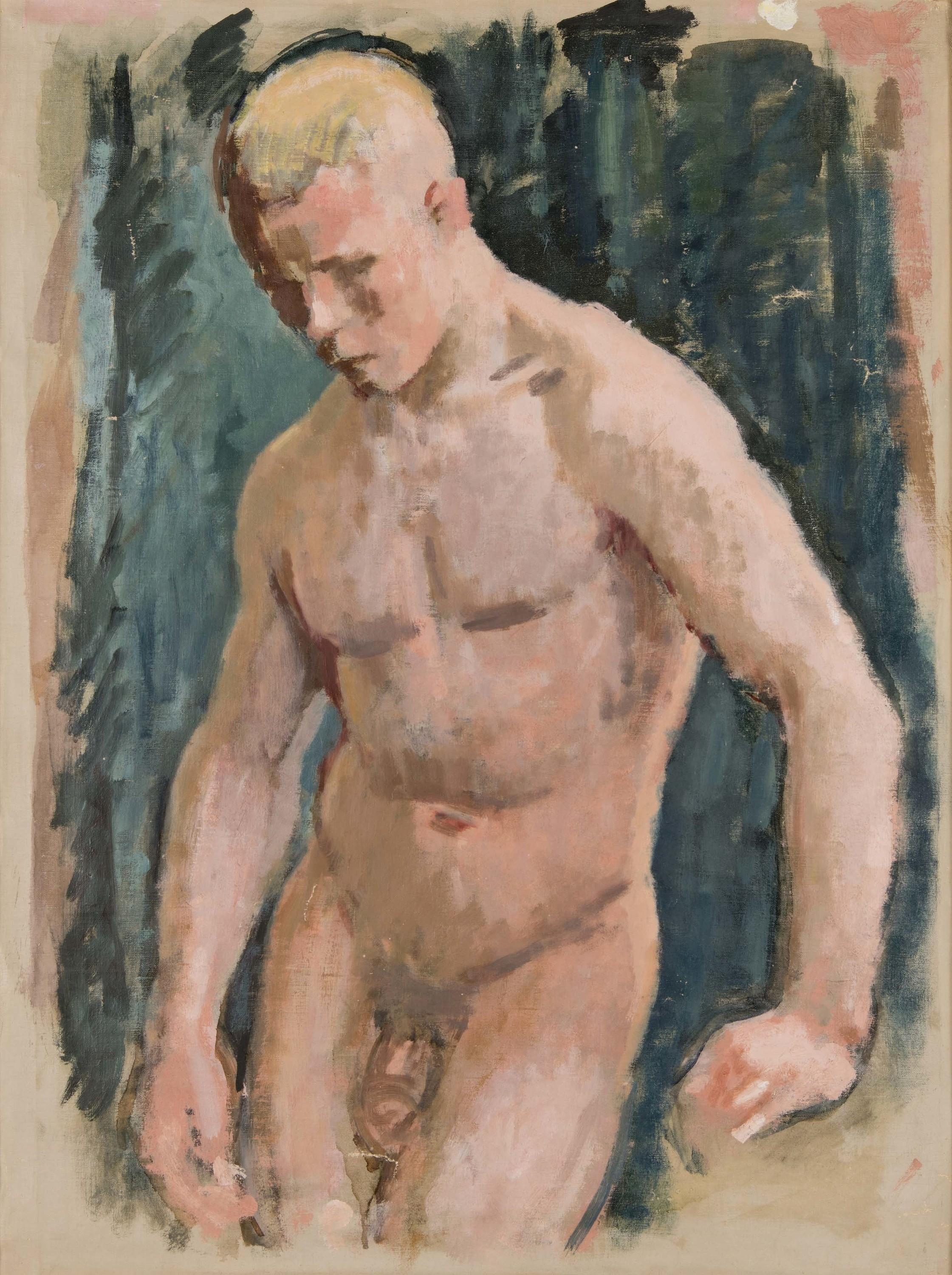 Magnus Enckell - Nudeportrait.