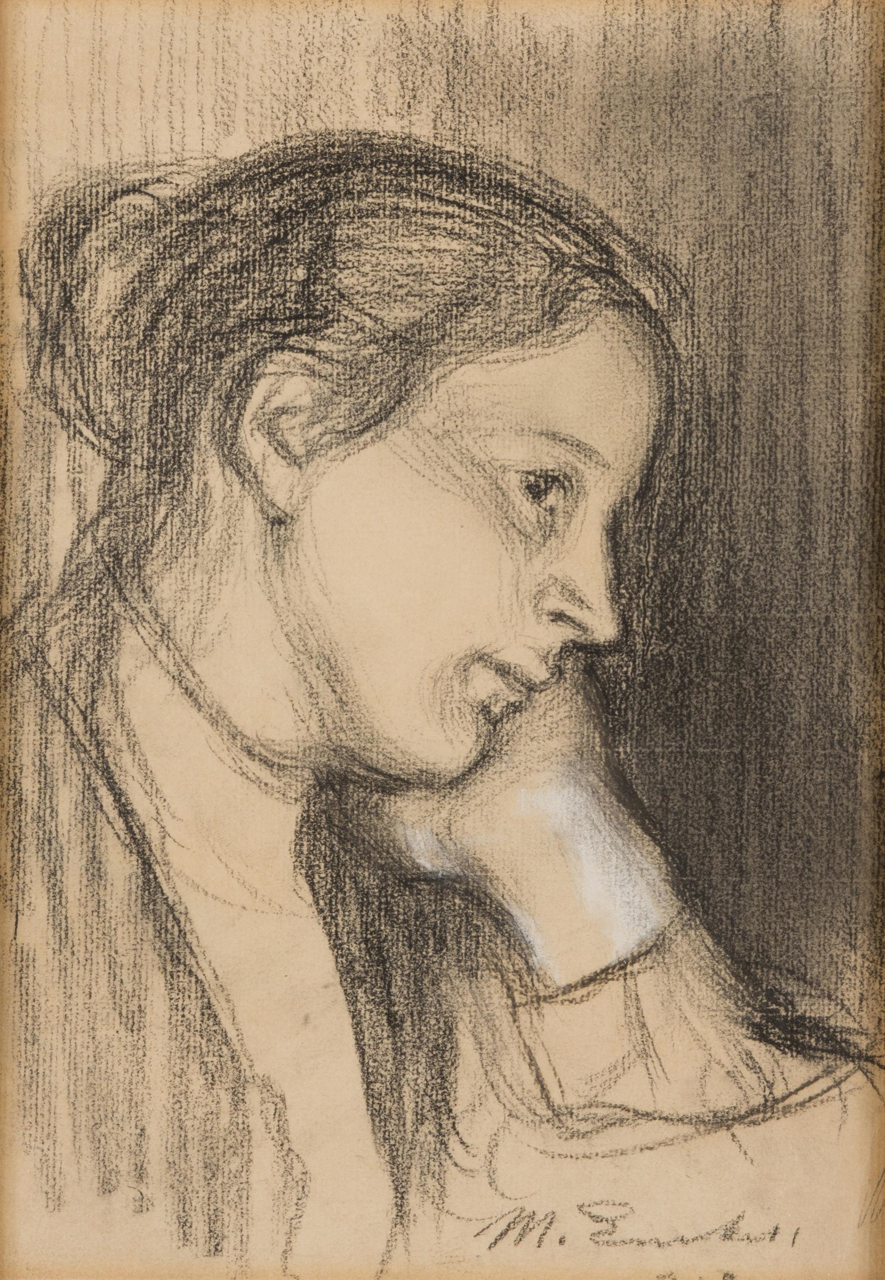 Magnus Enckell - Portrait Of Anna Holmlund.